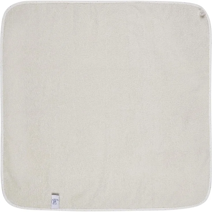 Sterntaler Kapuzenbadetuch Fuchs Filou 80x80 cm – Babyhandtuch mit Kapuze aus 100% Baumwolle, saugfähig & weich – Kinder Badetuch mit süßer Applikation – Unisex, lichtgrau – Bild 3