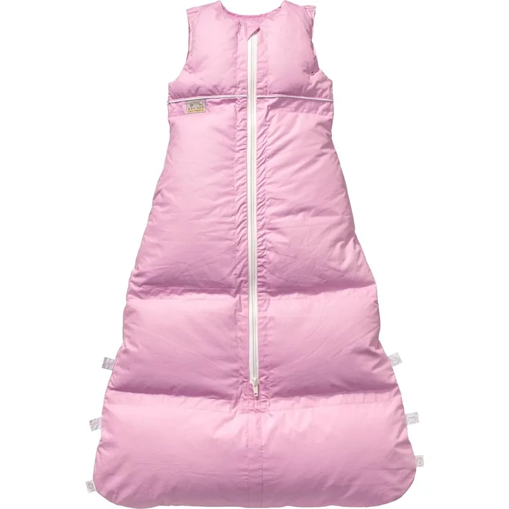 ARO Artländer Daunenschlafsack inkl. Stoffwindel, 130 (120/110), rose uni