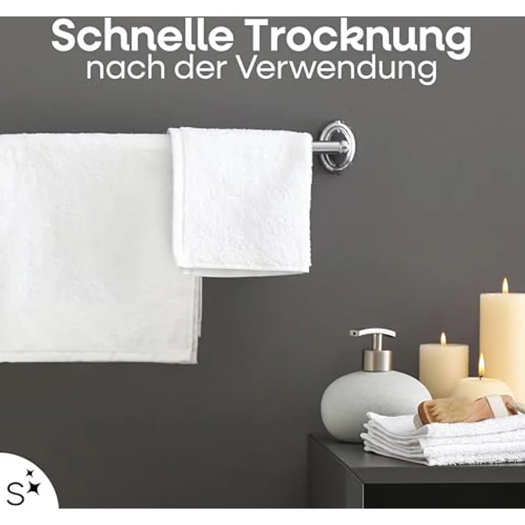 Slummer Seiftuch 10er Set Seiftücher Gesichtshandtücher 30x30 cm Waschlappen, Frottier - 100% Baumwolle (Set, 10-St), Gesichtstuch – Bild 6
