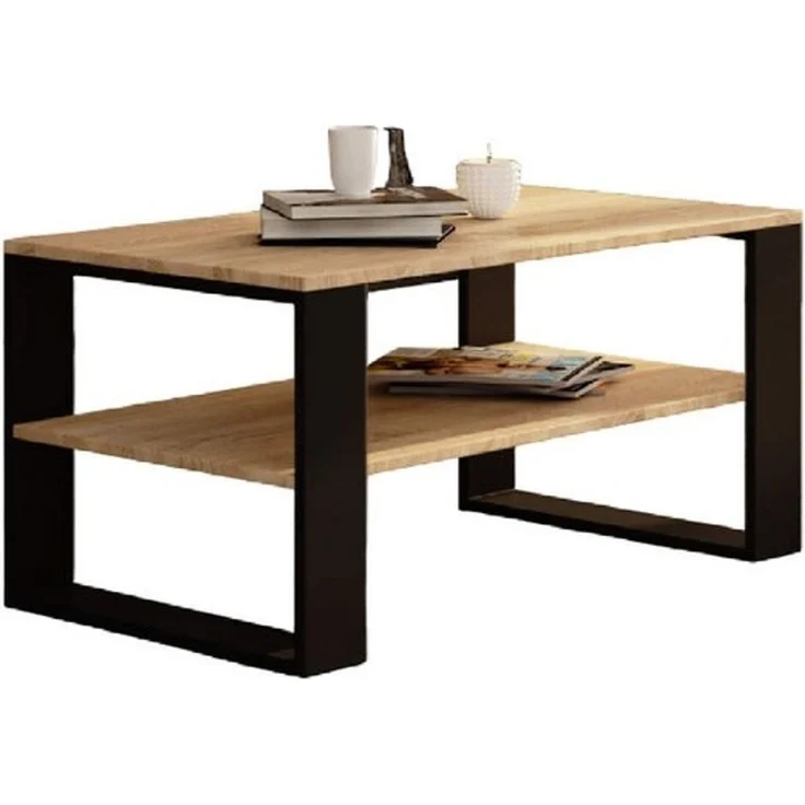 designimpex Couchtisch Design Couchtisch AA-111 mit Ablage Wohnzimmertisch Tisch Sofatisch, Funktionstisch, Wohnzimmertisch, Tisch, Esstisch, Sofatisch, Rollen – Bild 4
