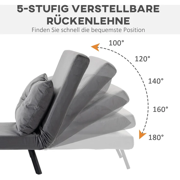JARDJ Relaxsessel im Skandidesign, Liegesessel, Lesesessel, ink Kissen mit Knopfhefung, Schwarz + Natur – Bild 7