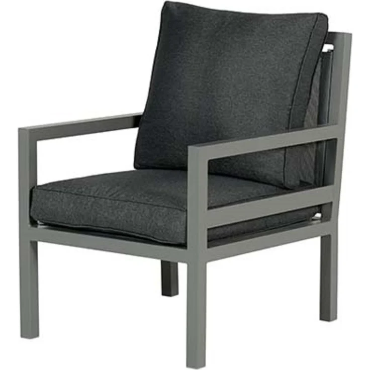 Garden Impressions BLAKES Loungesessel Dining Sessel mit Alu-Gestell - anthrazit – Bild 1
