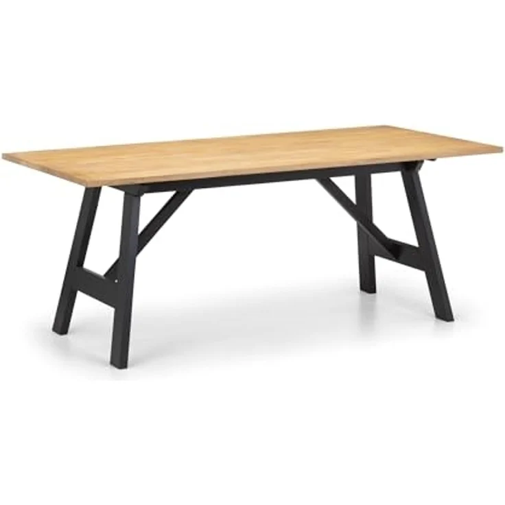 Julian Bowen Hockley Esstisch, Schwarz/Eiche – Bild 7