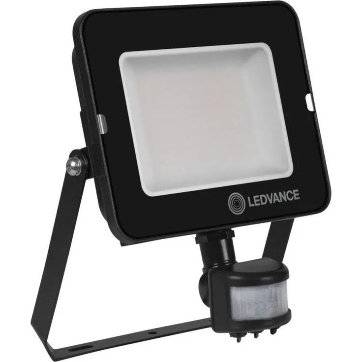 LEDVANCE FLOODLIGHT COMPACT SENSOR 50W 840 SYM 100 BK
