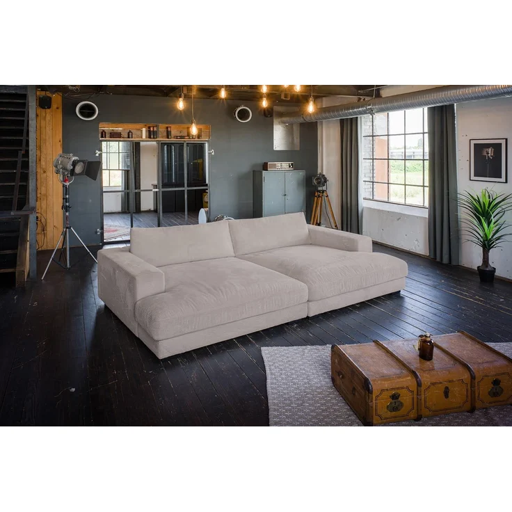 KAWOLA Big-Sofa MADELINE, Couch Stoff oder Cord verschiedene Ausführungen – Bild 4