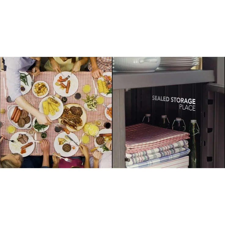 Keter BBQ-Tisch 54 x 70 x 90 cm – Bild 9