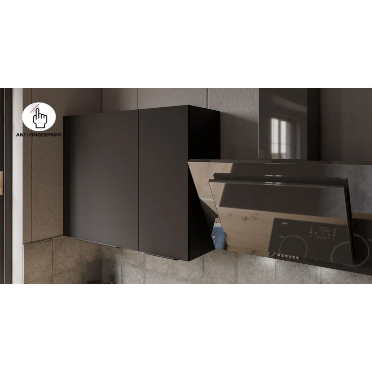 Winkelküche ARIA K-BL ECKE 2 - 250 x 270 cm Anti Fingerprint Küchenzeile Küchenblock Singleküche Einbauküche Küche Eckküche – Bild 6