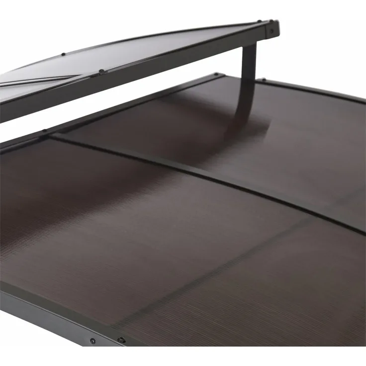 Leco Ersatz Polycarbonat-Dachplatten-Set für Profi-Grillpavillon 2,45 x 1,5 m, grau-braun