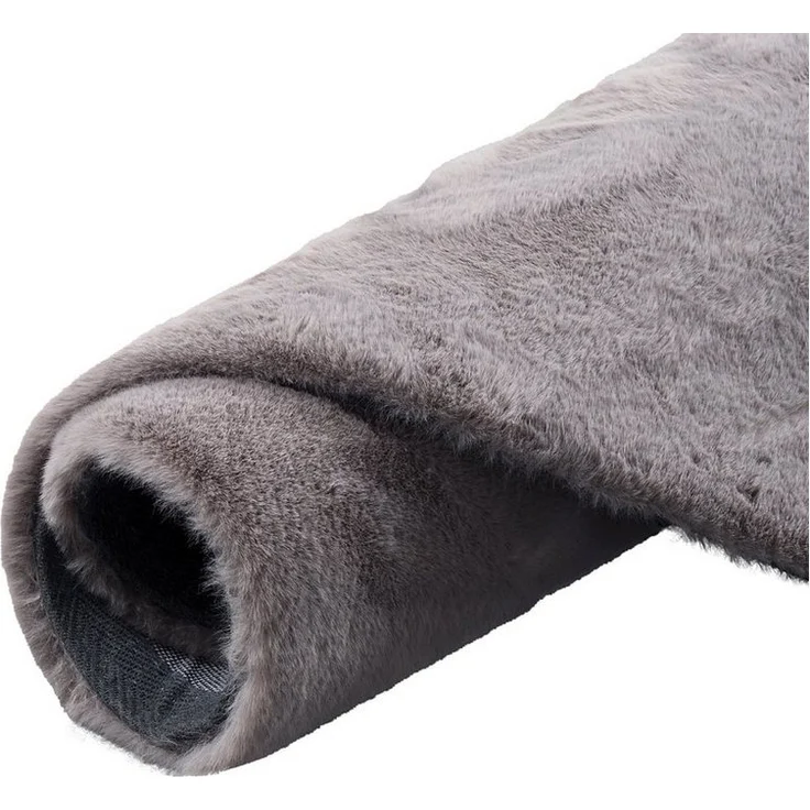 Pergamon Fellteppich Fellteppich Luxus Super Soft Plush Rund, Rund, Höhe: 25 mm – Bild 3