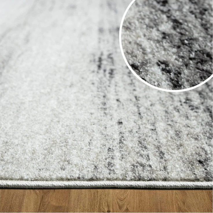 oKu-Tex Teppich Phoenix Wohnzimmerteppich, Kurzflor Beige meliert, Teppich, Höhe: 8,5 mm, besonders weicher Kurzflor, pflegeleicht – Bild 3