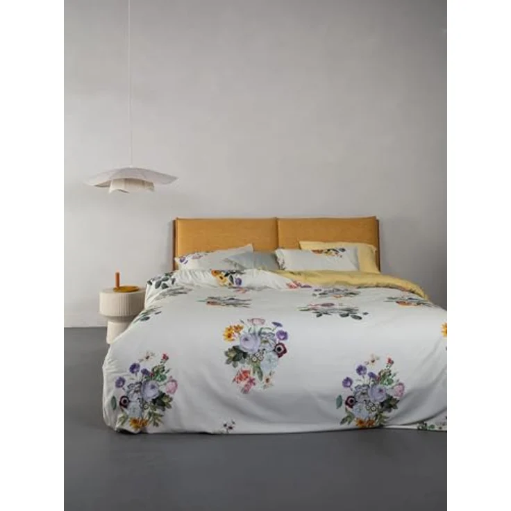 Essenza Bettwäsche Laurine, Satin, 3 teilig, mit floralem Muster – Bild 2