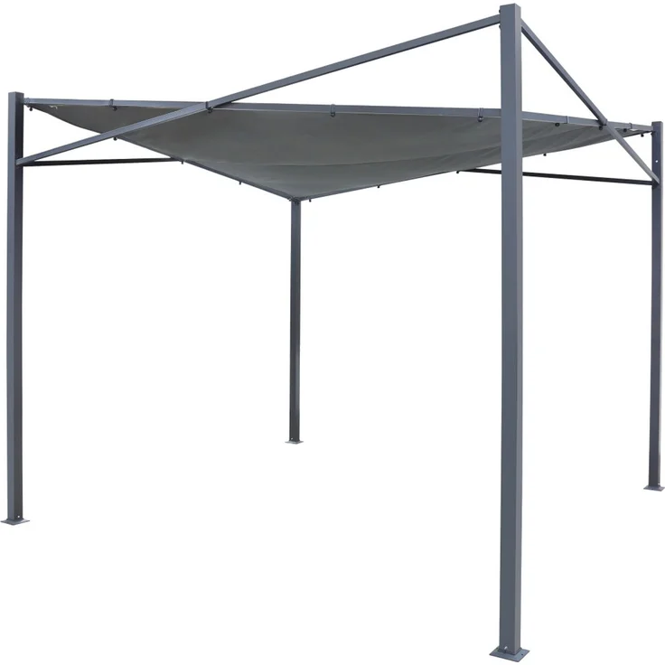 Tepro Sonnensegel mit Gestell Austin rechteckig 280 x 280 cm anthrazit – Bild 1