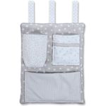 Babybay 'Utensilo' Betttasche grau