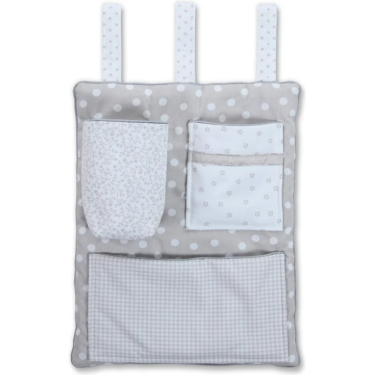 Babybay 'Utensilo' Betttasche grau