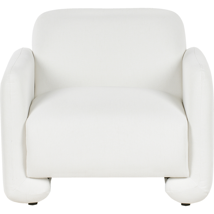 Sessel SALAND Stoff Weiß – Bild 4