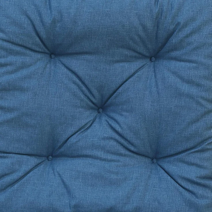 Chicreat Bankkissen 120 x 50 x 8 cm, Blau/Grau – Bild 2