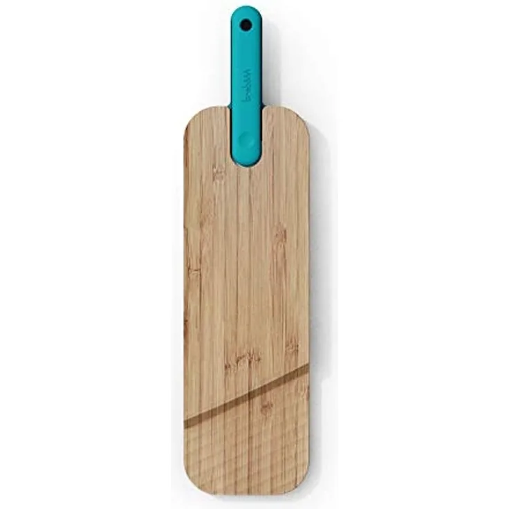 Trebonn Artu Schneidbrett Bambus 43x11 cm & Salamimesser