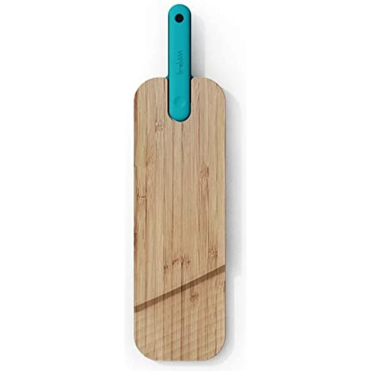 Trebonn Artu Schneidbrett Bambus 43x11 cm & Salamimesser – Bild 1