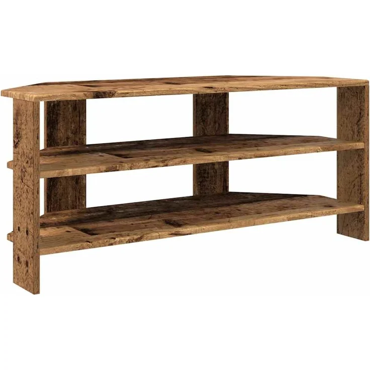 Eck TV Schrank,Fernsehschrank Altholz 102x40,5x45cm Holzwerkstoff – Bild 2