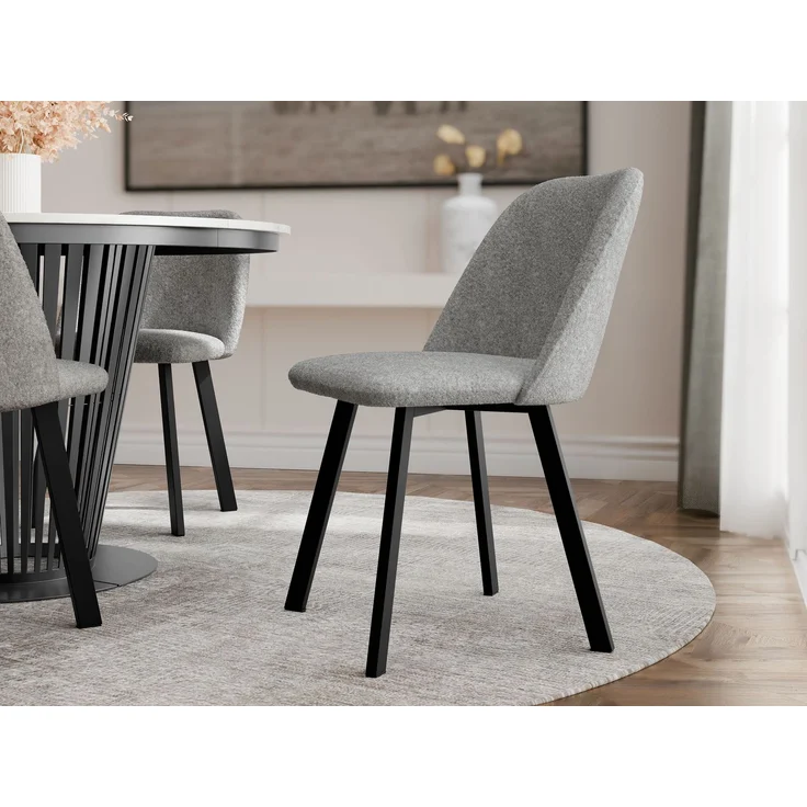 Mirjan24 Polsterstuhl K109 (Farbe: Fredo 35), 80 x 58 x 47 cm – Bild 2