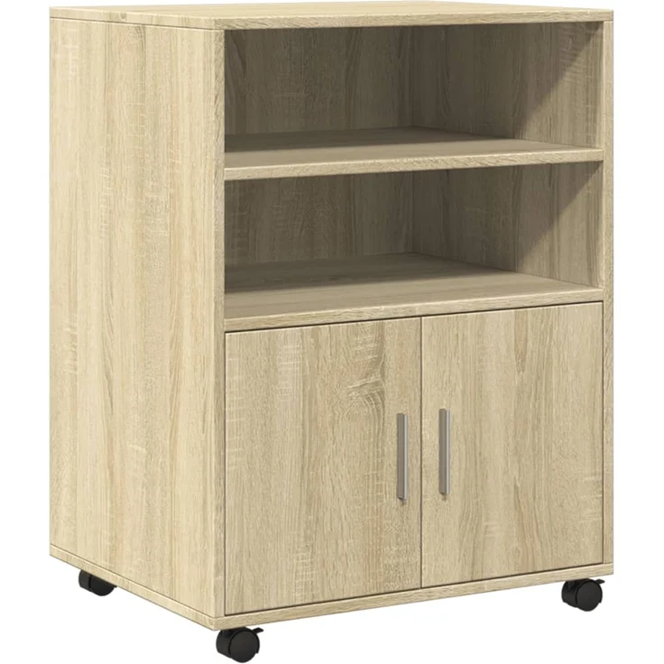 vidaXL Rollschrank Sonoma-Eiche 60x48x81 cm Holzwerkstoff 853166 – Bild 1