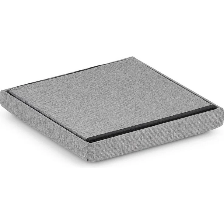 Home Collective Stauraumhocker Klapphocker, 2-in-1-Hocker und Stauraum, 80 kg Sitzlast, Sitzhocker, M – 30 x 30 x 30 cm, 19 l Stauraum, Aufbewahrungsbox, Oxford-Gewebe, grau – Bild 3