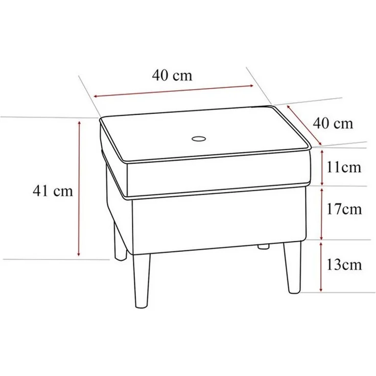yourhouse24 Sessel SCANDI – Inklusive Fußhocker & Zierkissen (Einzelsessel), Frei im Raum stellbar – Bild 4