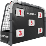 Hudora 'RoCo 180' Fußballtor mit Torwand, Stahl schwarz, 180x120 cm