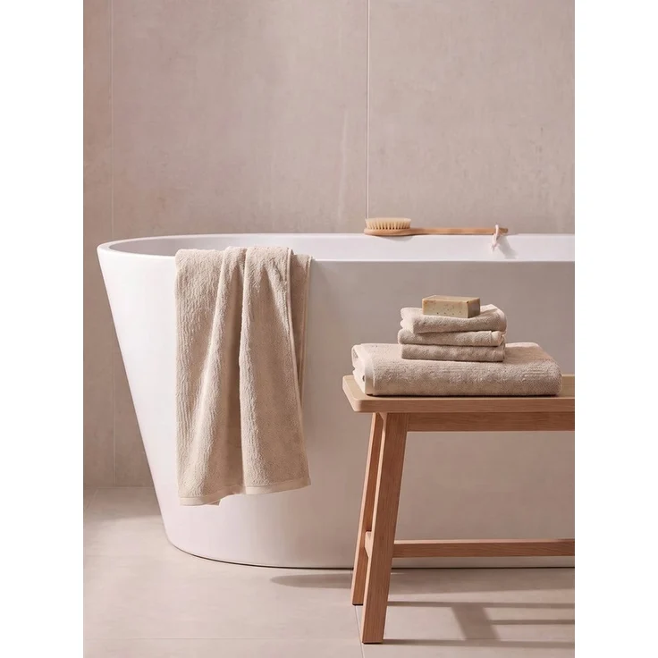 OTTO home Badetuch Riva, 80x150, Premium Handtücher, 500 gr/m², Webfrottier (1-St), Hoch-Tief-Struktur, Streifen, weich, 5 Jahre Garantie – Bild 3