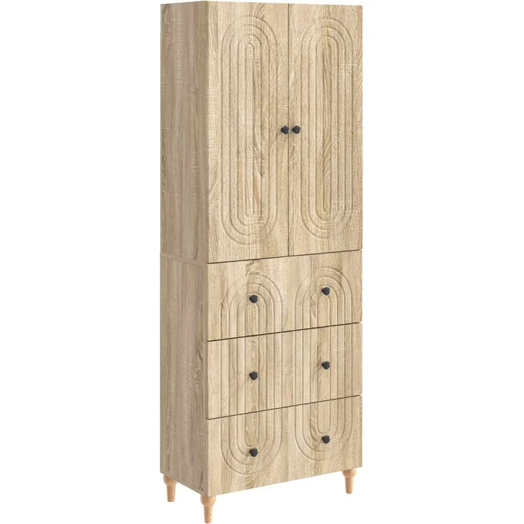 vidaXL Schrankset 2 pcs 66 x 34,5 x 90 cm Holzwerkstoff 3416459