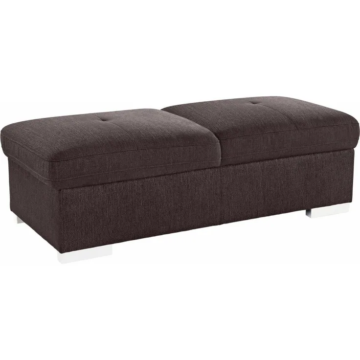 exxpo - sofa fashion Hocker Spring Bankhocker, guter Sitzkomfort und tolle Verarbeitungsdetails, aus Luxus-Microfaser +Simply Clean - für besonders einfache Reinigung!