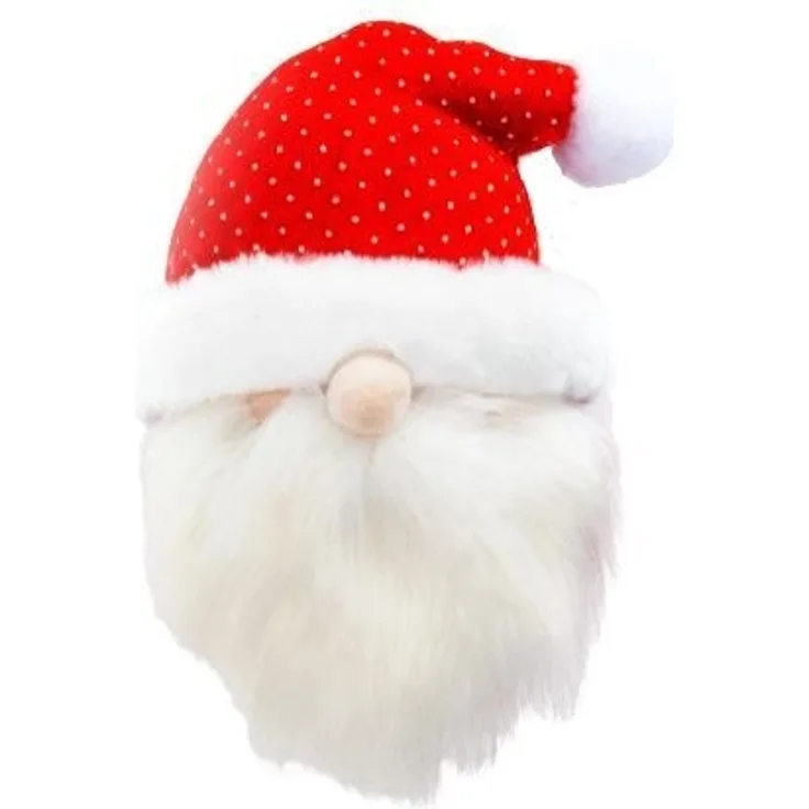 TrendLine Dekofigur Weihnachtsmann zum Aufhängen 15x11x20cm weiß/rot Weihnachten