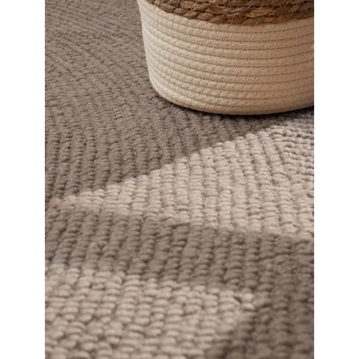 HANSE Home Wollteppich Calmio, auch als Läufer und in rund, rechteckig, Höhe: 18 mm, Handgetuftet, Wolle, Natur, Wohnzimmer, Schlafzimmer, Skandi, Hygge – Bild 8