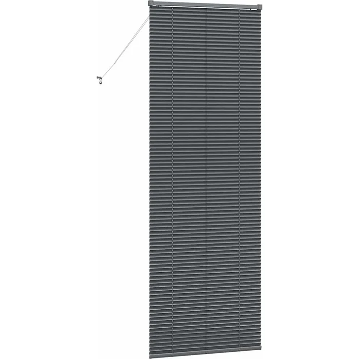 vidaXL Balkenjalousien Dunkelgrau 220 x 80 cm Aluminium 42006093 – Bild 7
