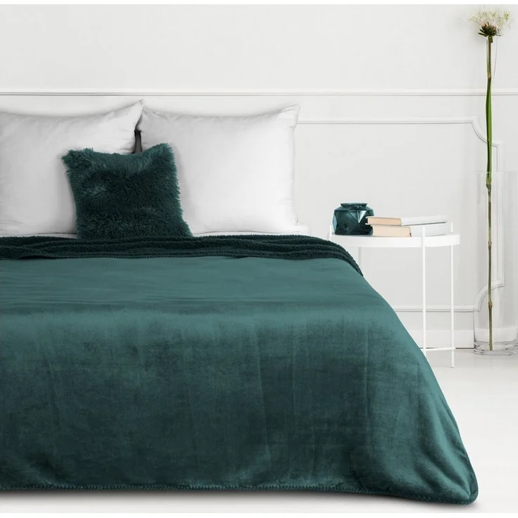 Wohndecke TEDY warme Decke für Herbst & Winter, Eurofirany, Teddy-Fleece, kuschelige Sofadecke, Sesselschoner, Extra weich – Bild 3