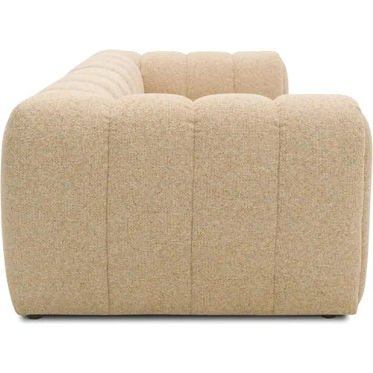 DOMO. collection Sofa 800 020, 3-Sitzer Bigsofa mit Taschenfederkern, 3er Couch, Modulsofa, Polstergarnitur, 118 x 254 x 69 cm (BxTxH), beige – Bild 7