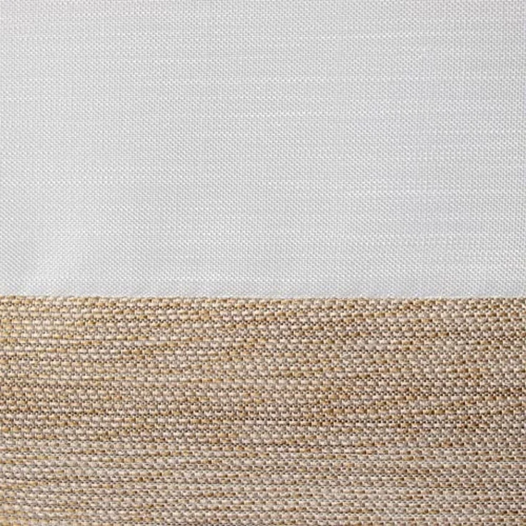 Clever-Kauf-24 Scheibengardine 4-teiliges Mini-Flächenvorhang-Set in beige weiß 2291-13, Stangendurchzug, halbtransparent, Store – Bild 7