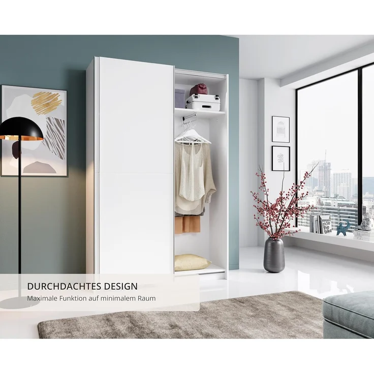 Bega 'Fast' Schwebetürenschrank, weiß – Bild 6