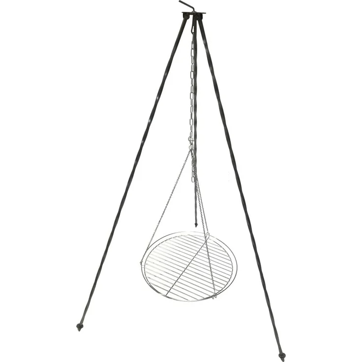Buschbeck Schwenkgrill mit Rost, Stahl, 70 x 70 x 160 cm – Bild 3