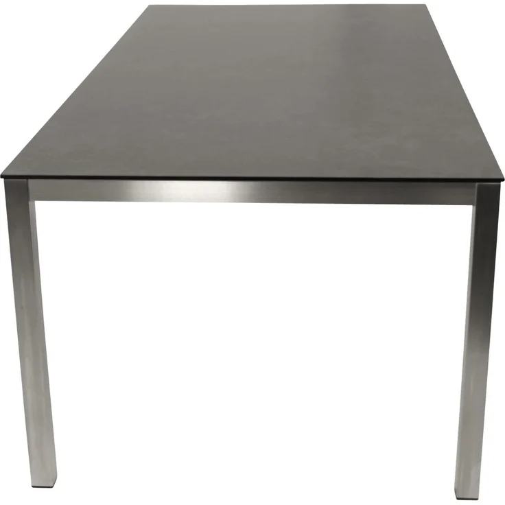 DEGAMO SYDNEY Gartentisch, Edelstahl + Glas, grau, 200x100cm – Bild 4