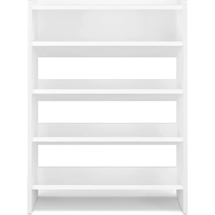 KOMTO Schuhregal Elexis 4 Schmal - Schuhablage Flur mit 4 Ebenen Offener Schuhschrank, Schuhschrank Schuh Organizer Platzsparend, 60 x 25 x 80 cm – Bild 5