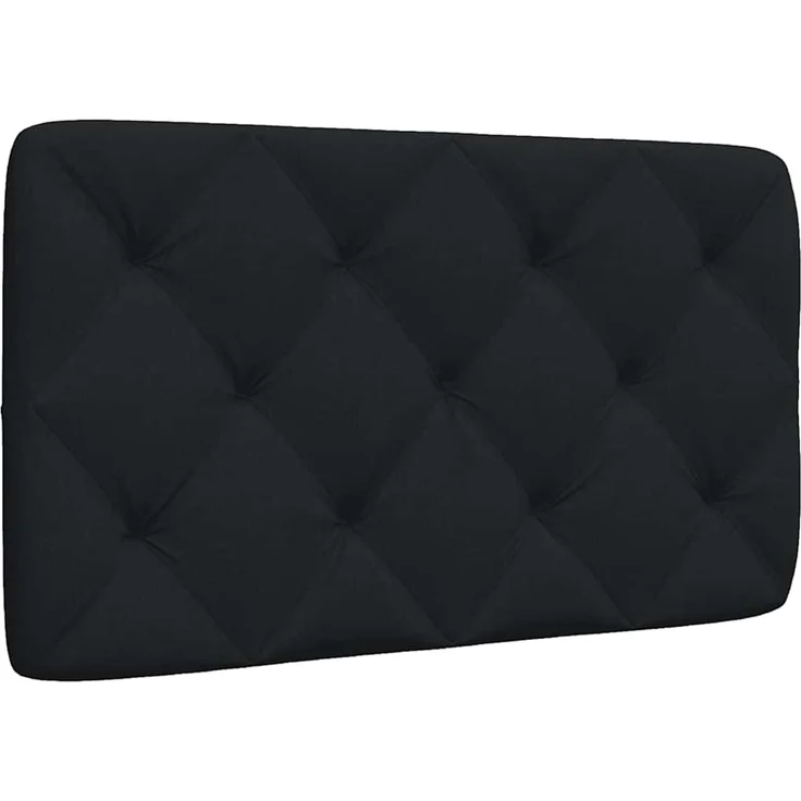 vidaXL Kopfteil-Kissen Schwarz 80 cm Stoff – Bild 1