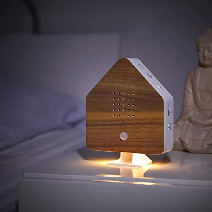 Northpoint LED Dekolicht Naturgeräuschebox Vogelzwitscher Bewegungsmelder Licht Aufladbar – Bild 2