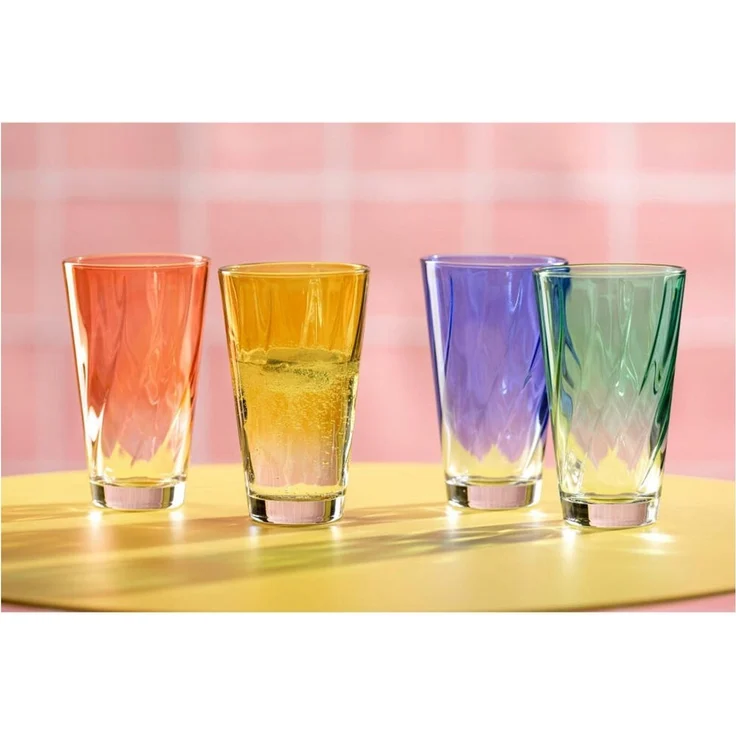 LEONARDO Glas Twist Blau 300 ml, Glas – Bild 3