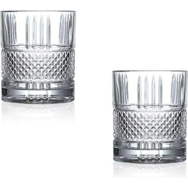 Hermia Concept 'Big Baklava' Whiskygläser-Set (2-teilig), Transparent, Ø 8 x 9 cm, 300 ml – Bild 3