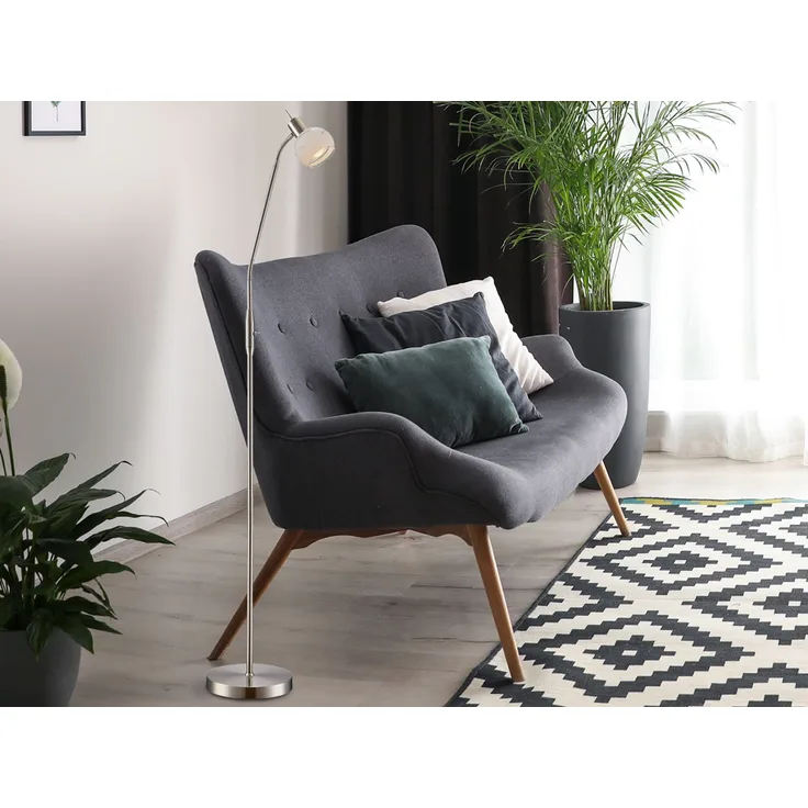 GLOBO Stehleuchte Wohnzimmer Stehlampe LED Glas Höhe 145 cm Warmweiß 54341-1S