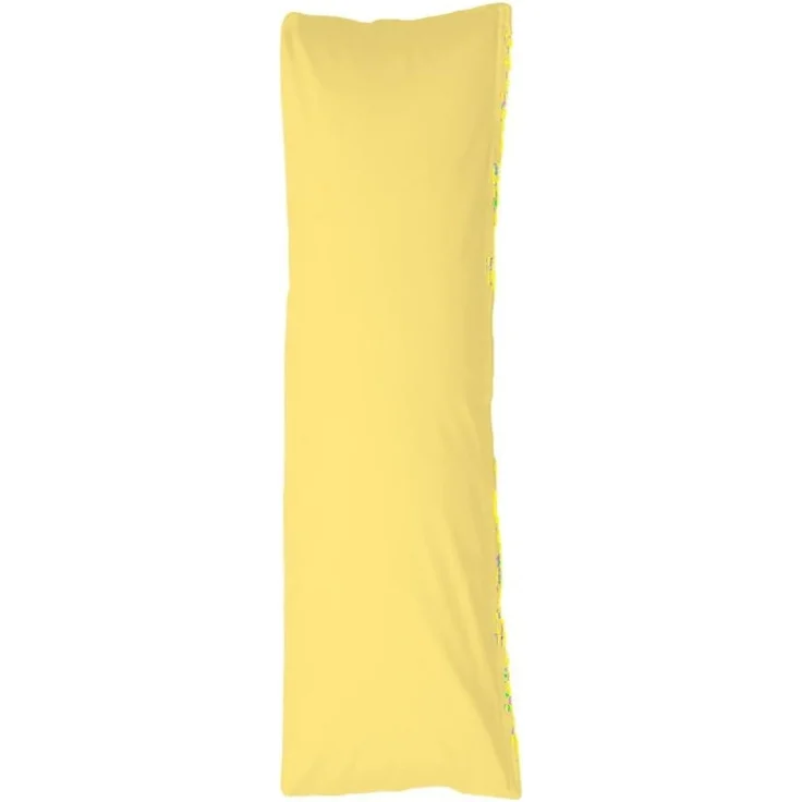 Jersey-Bezug für Seitenschläferkissen Kissenbezug 40x140 cm Baumwolle Weizen – Bild 1