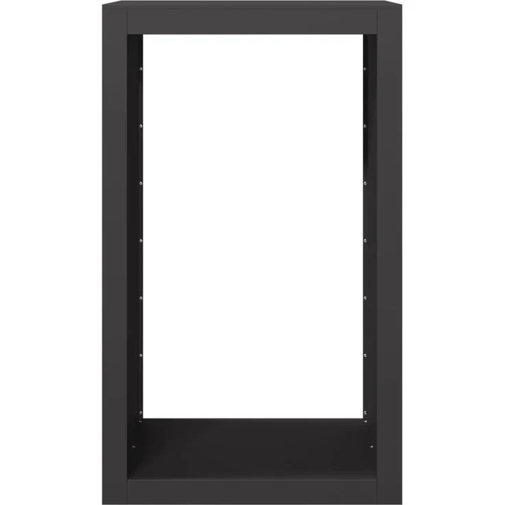 vidaXL Brennholzregal Schwarz 60x40x100 cm Stahl 850989 – Bild 3