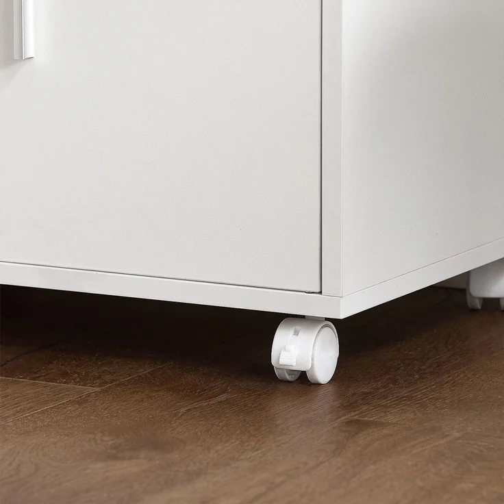 SoBuy FRG241-W Küchenwagen, Spanplatte, Melamin, Weiß, 55 x 84 x 38 cm – Bild 6