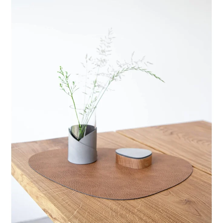 LIND DNA Table Mat Curve L 37x44 cm Hippo Nature – Bild 3